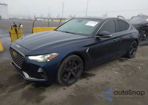 2019 Genesis G70 3.3T Advanced из США, поврежденный, VIN KMTG34LE2KU022003